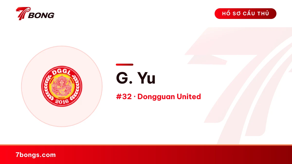 G. Yu — Dongguan United