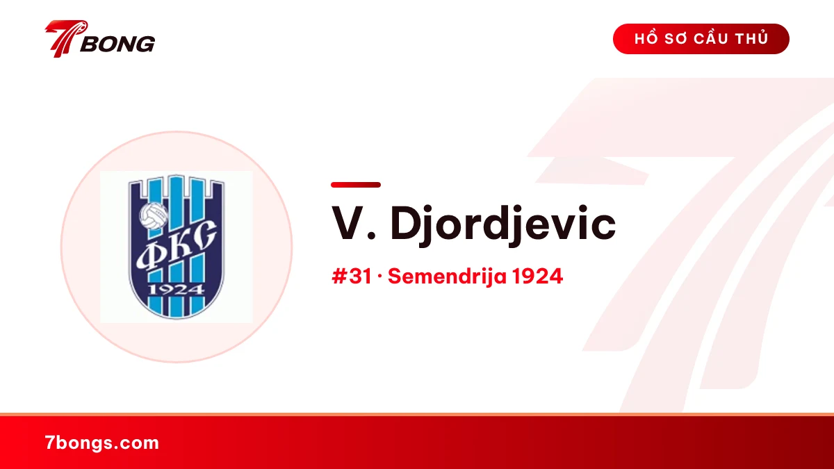 V. Djordjevic — Semendrija 1924