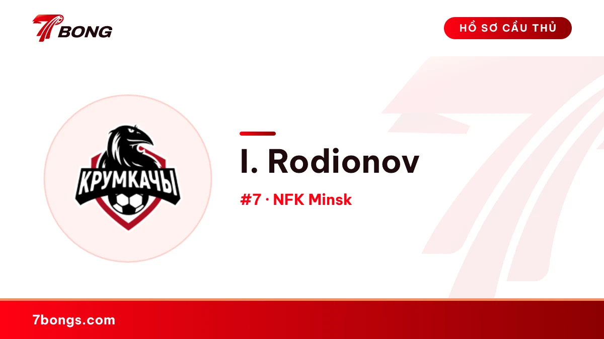 I. Rodionov — NFK Minsk
