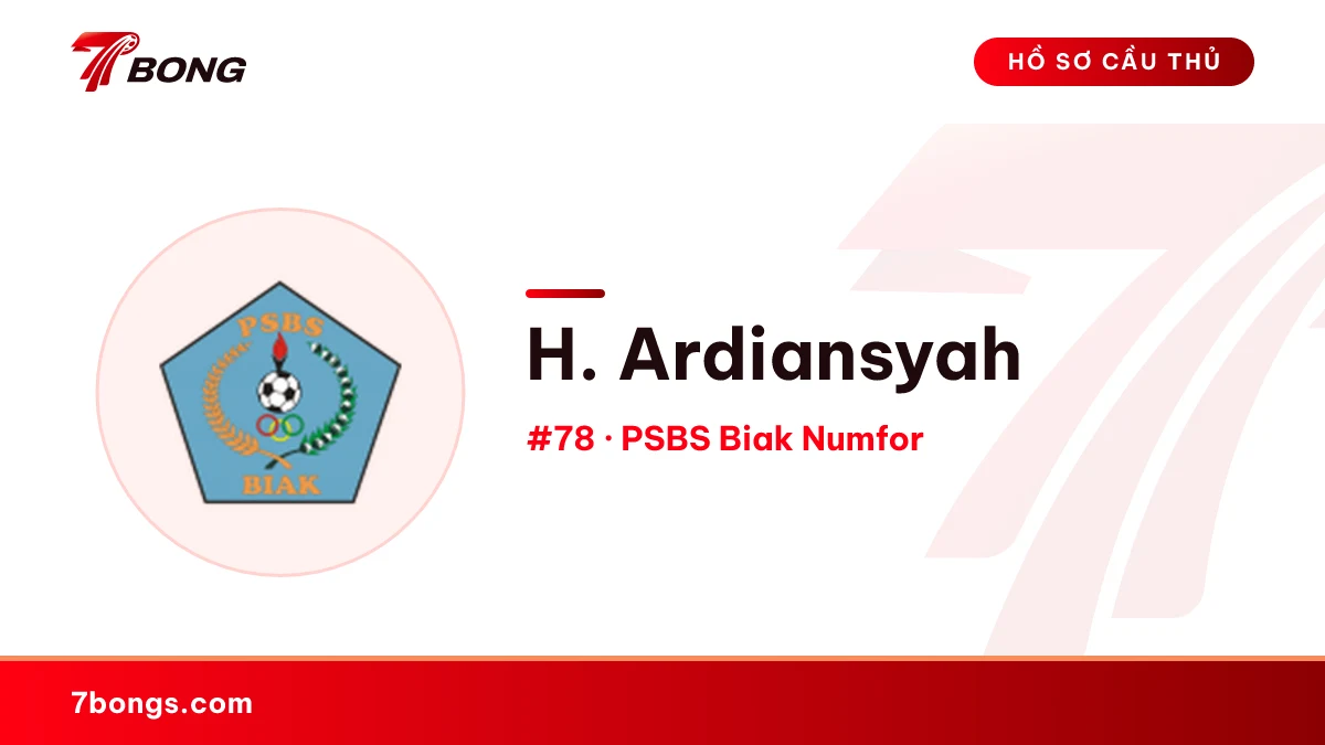 H. Ardiansyah — PSBS Biak Numfor