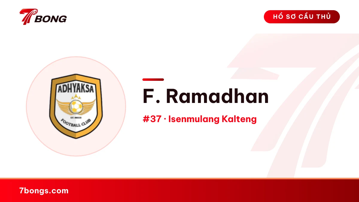 F. Ramadhan — Isenmulang Kalteng