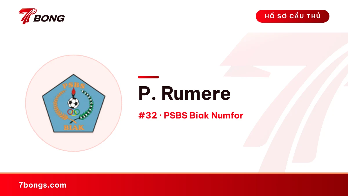 P. Rumere — PSBS Biak Numfor