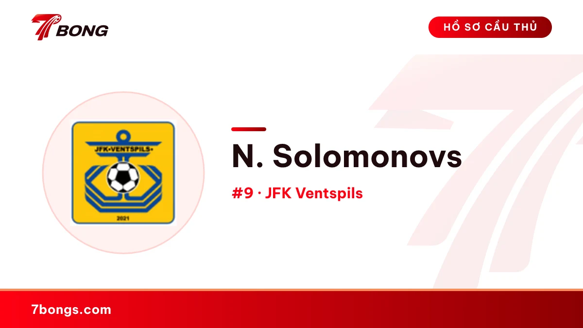 N. Solomonovs — JFK Ventspils