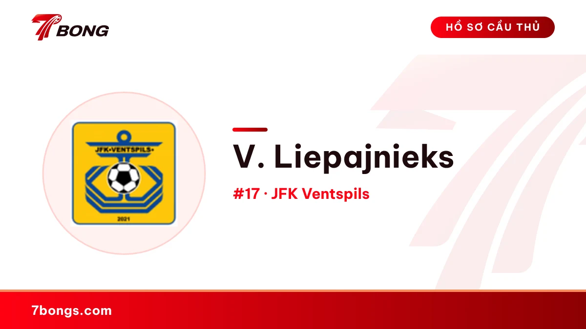 V. Liepajnieks — JFK Ventspils