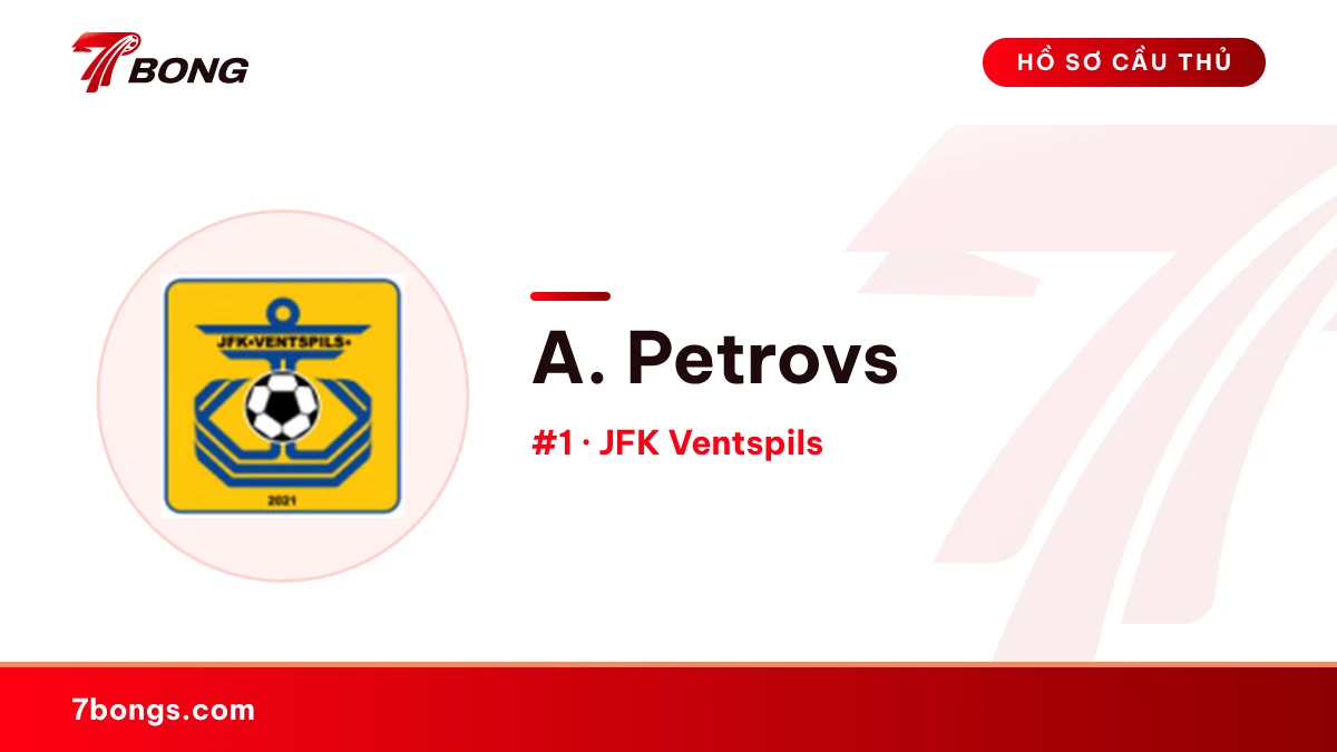 A. Petrovs — JFK Ventspils