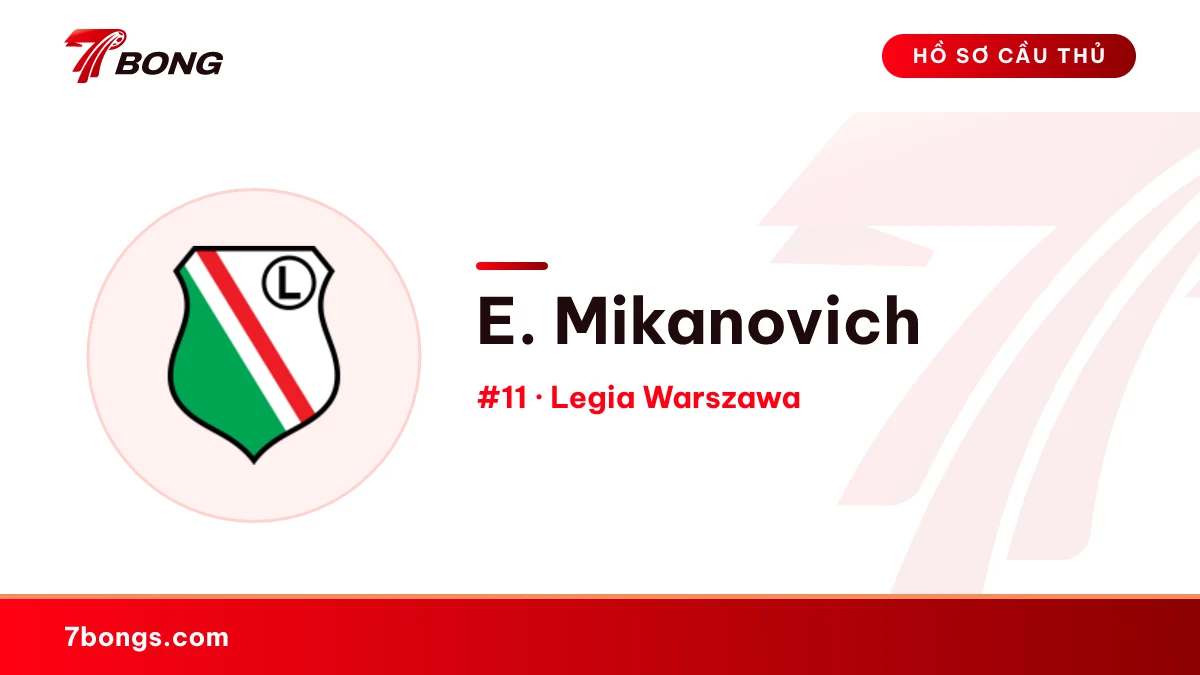 E. Mikanovich — Legia Warszawa