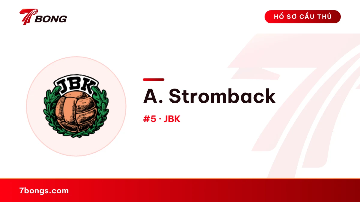 A. Stromback — JBK