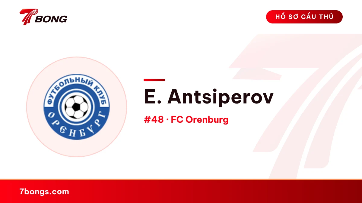 E. Antsiperov — FC Orenburg