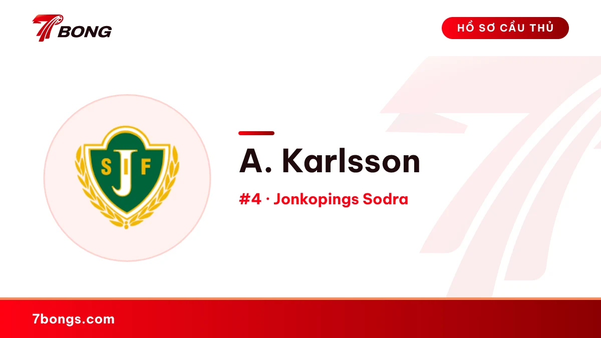 A. Karlsson — Jonkopings Sodra