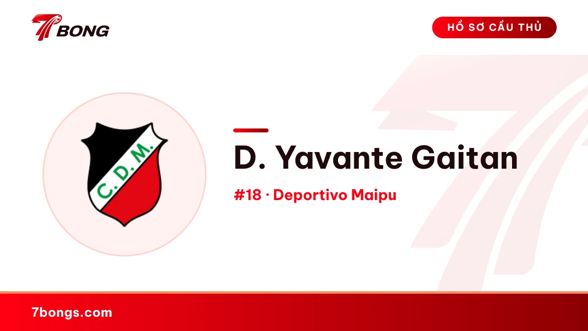D. Yavante Gaitan — Deportivo Maipu