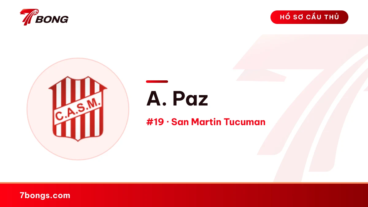 A. Paz — San Martin Tucuman