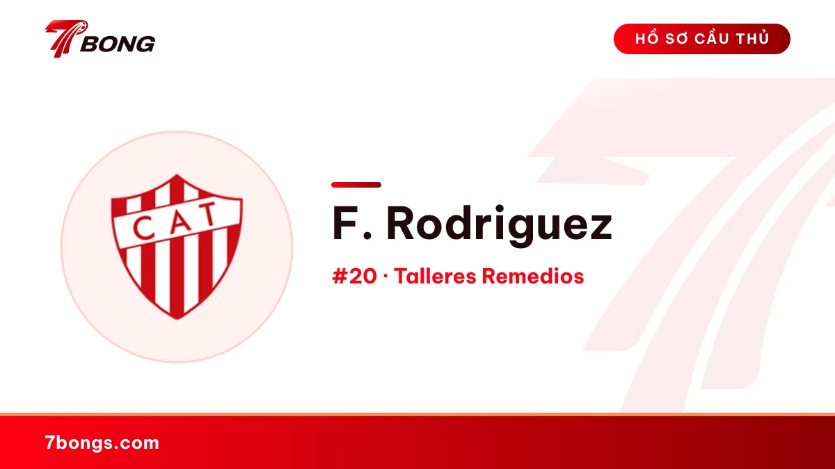 F. Rodriguez — Talleres Remedios