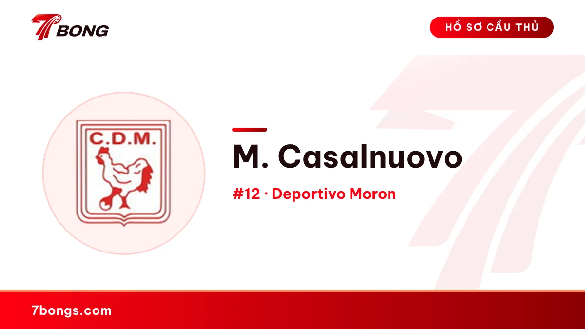 M. Casalnuovo — Deportivo Moron