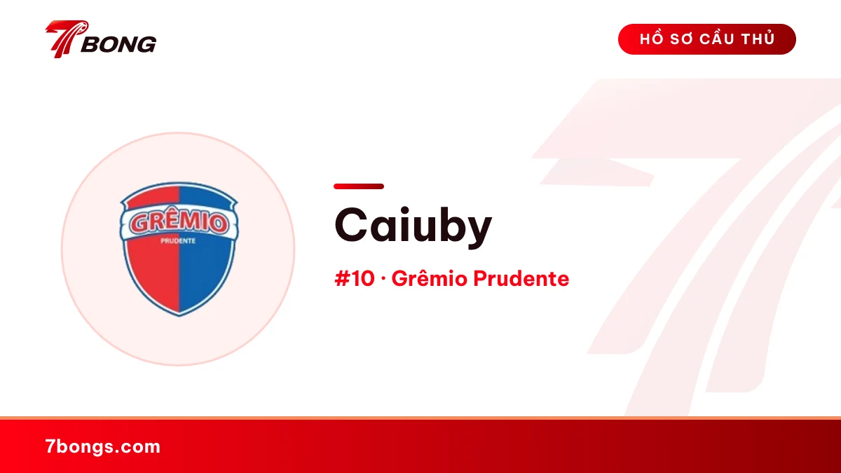 Caiuby — Grêmio Prudente