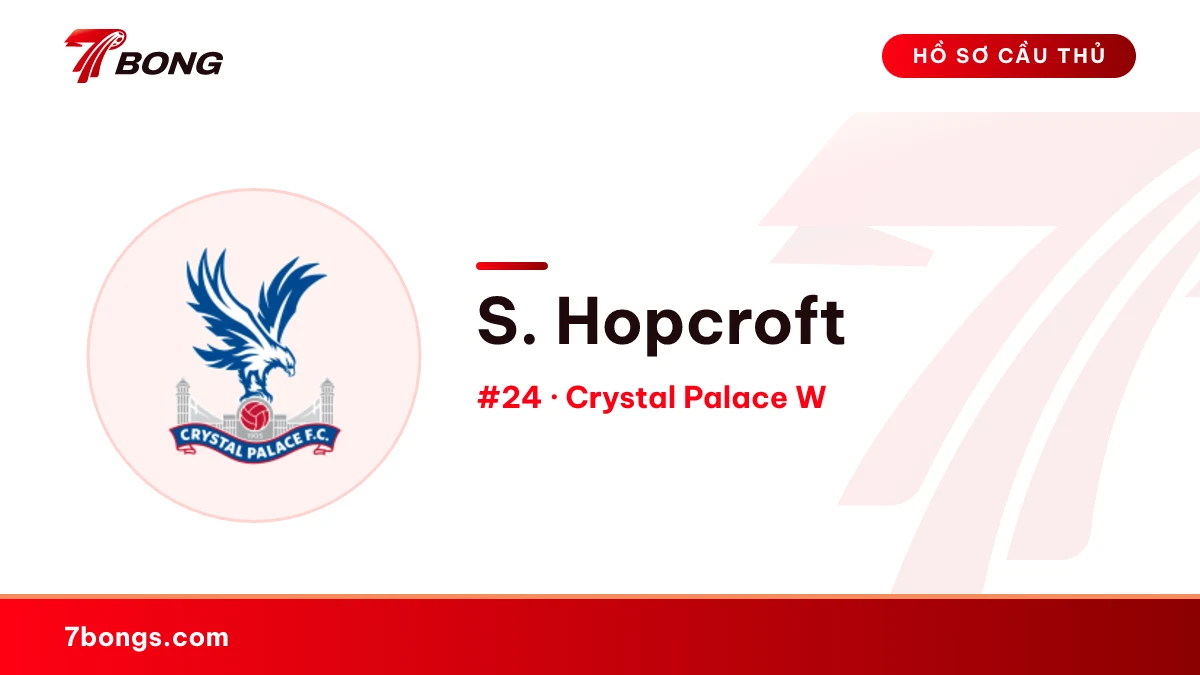 S. Hopcroft — Crystal Palace W