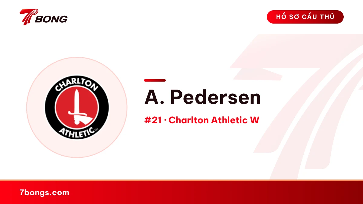A. Pedersen — Charlton Athletic W