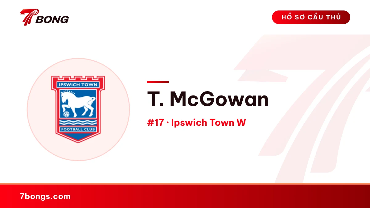 T. McGowan — Ipswich Town W