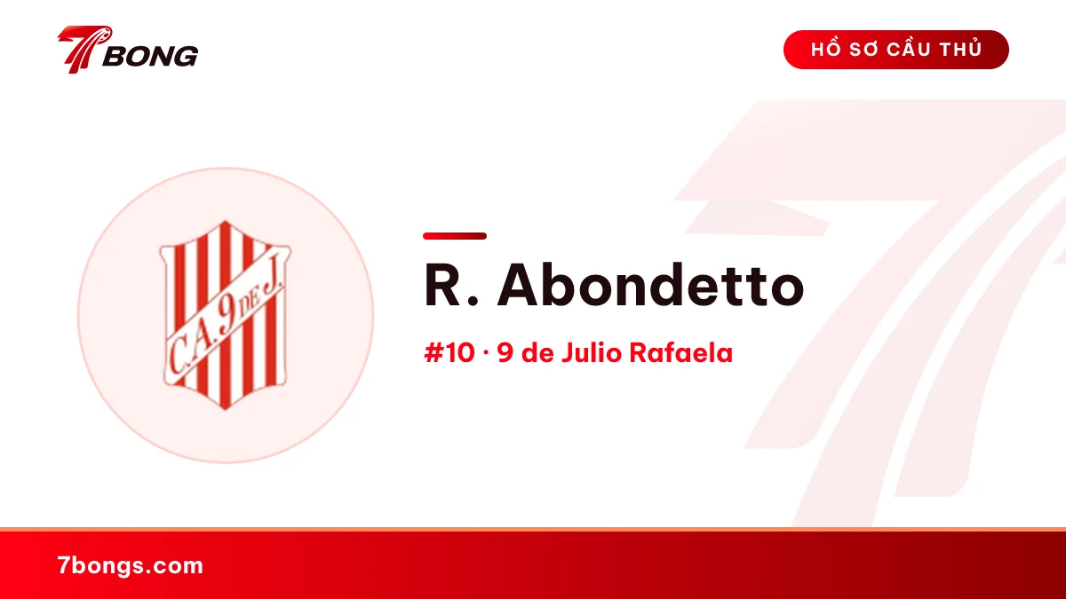 R. Abondetto — 9 de Julio Rafaela
