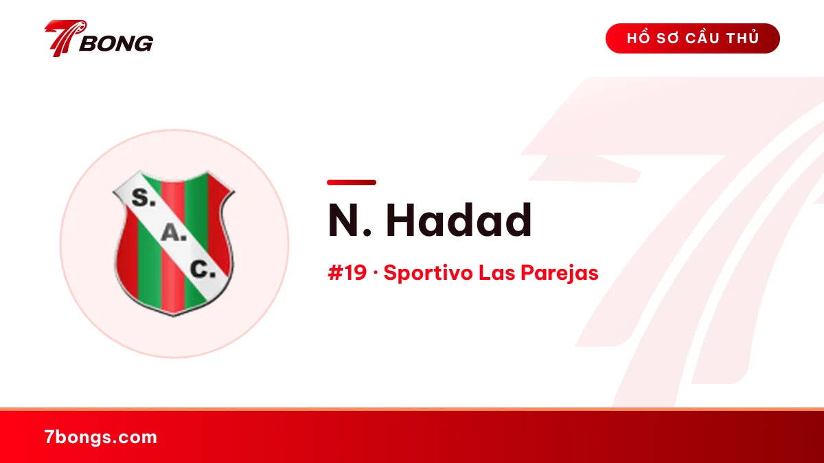 N. Hadad — Sportivo Las Parejas