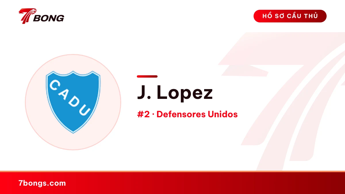 J. Lopez — Defensores Unidos