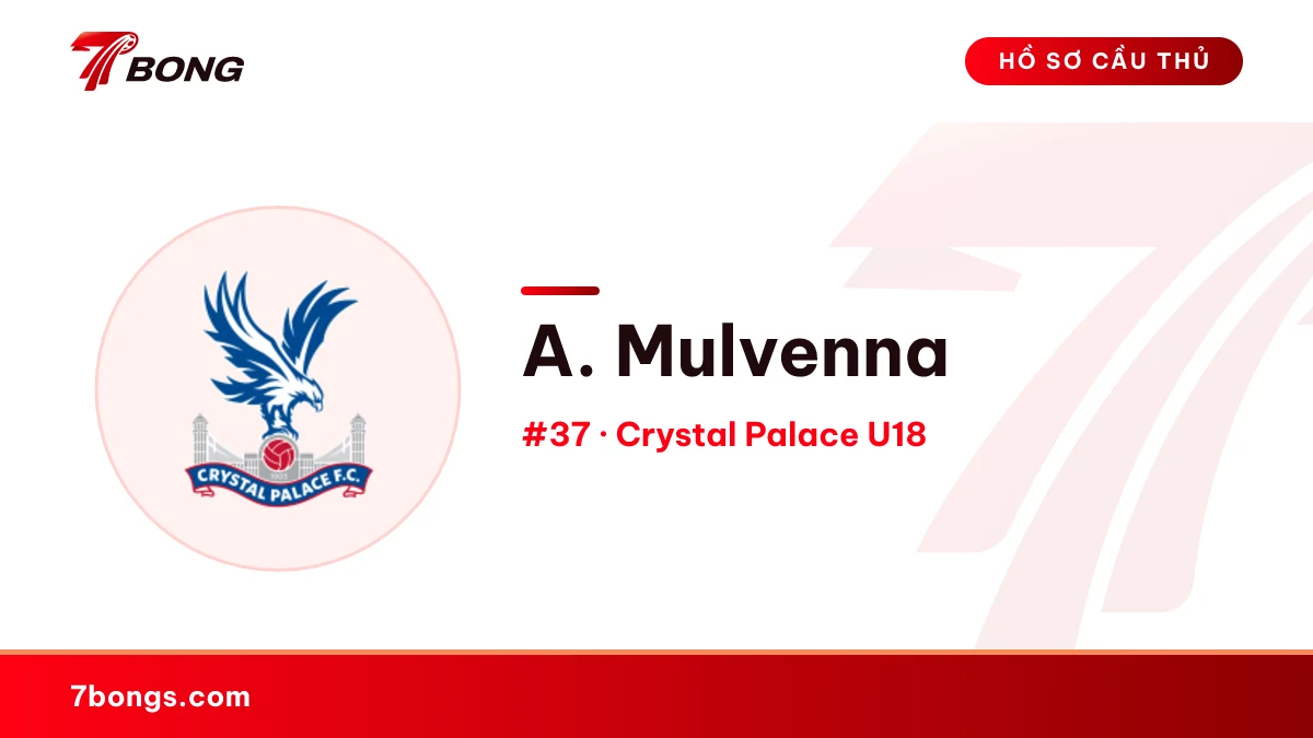 A. Mulvenna — Crystal Palace U18