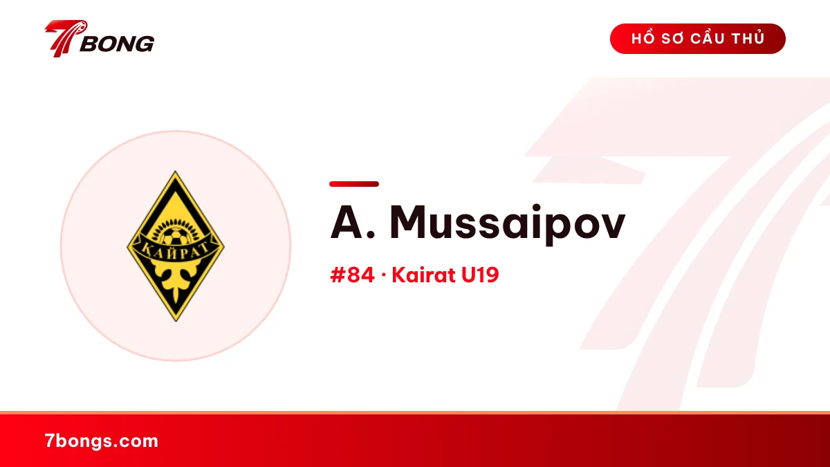 A. Mussaipov — Kairat U19