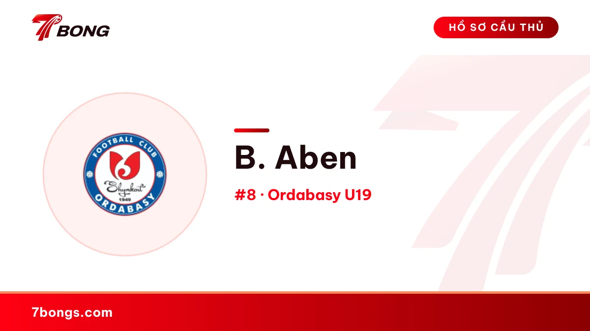 B. Aben — Ordabasy U19