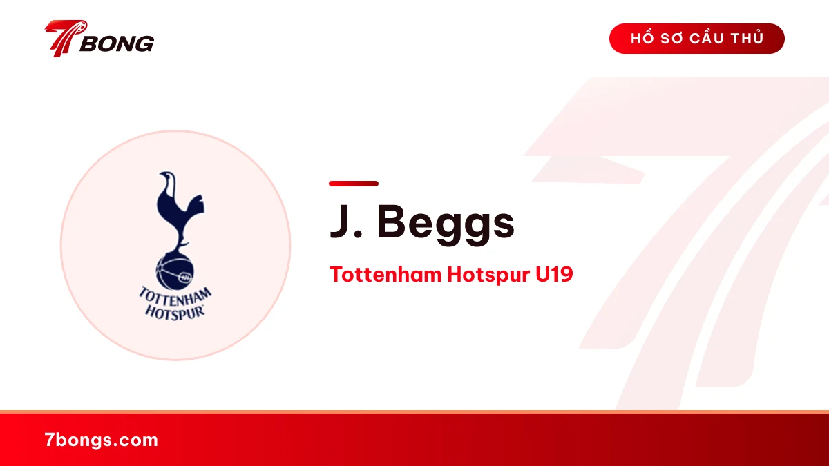 J. Beggs — Tottenham Hotspur U19