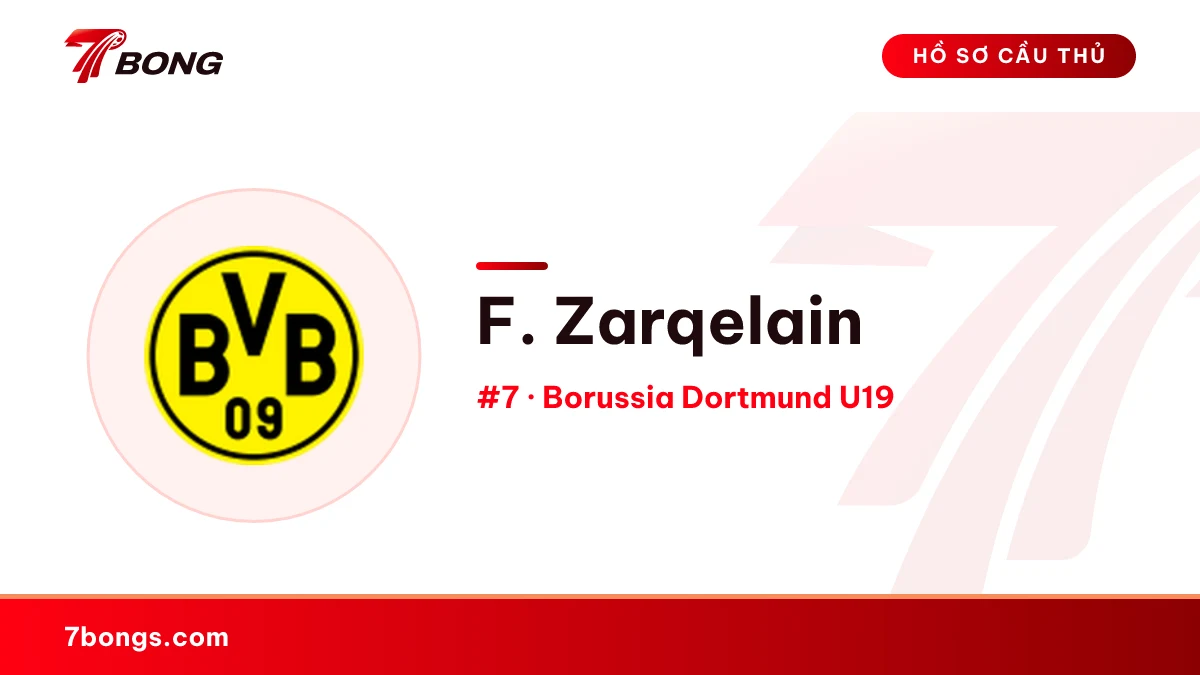 F. Zarqelain — Borussia Dortmund U19