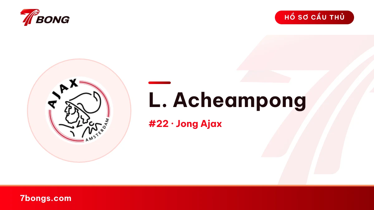 L. Acheampong — Jong Ajax