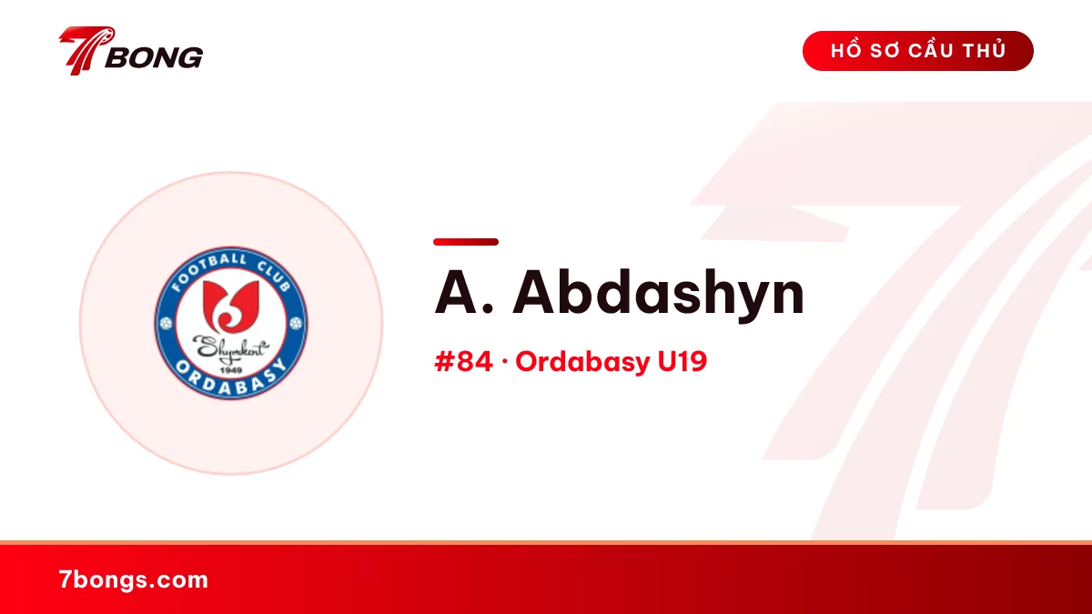 A. Abdashyn — Ordabasy U19