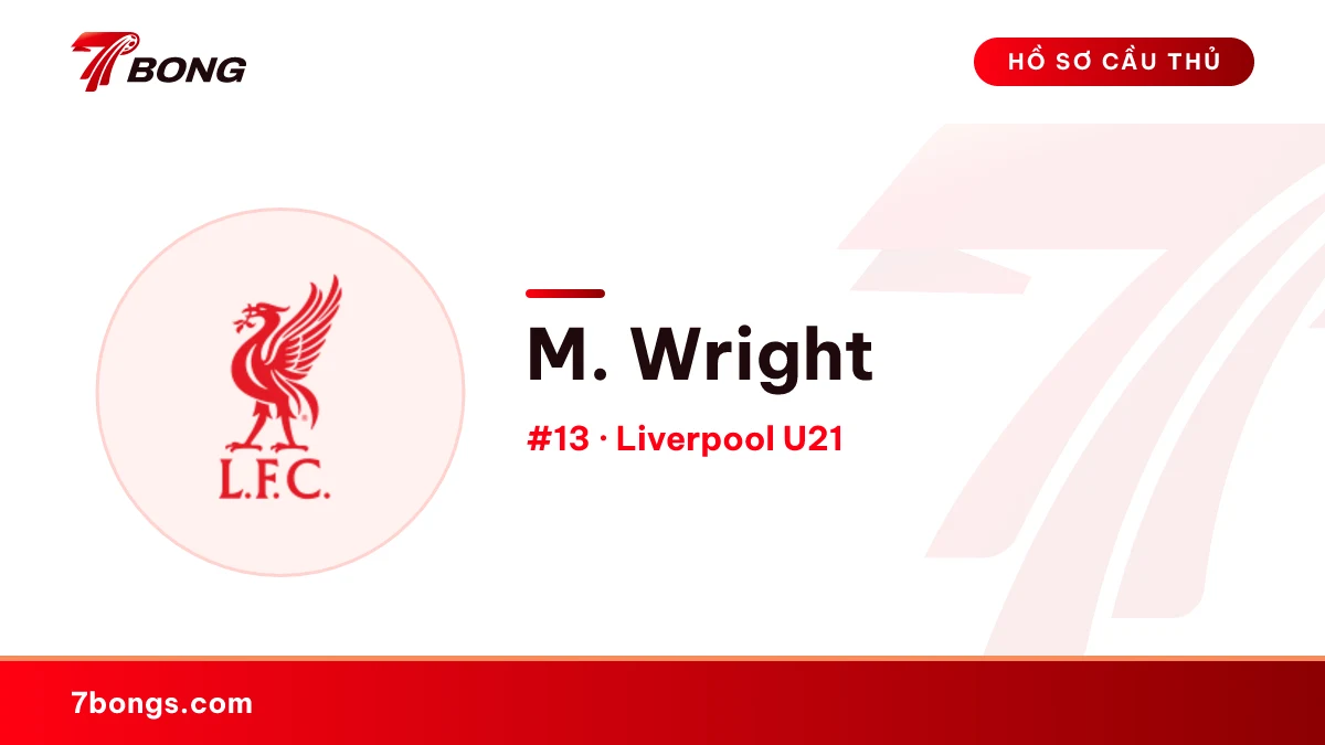 M. Wright — Liverpool U21