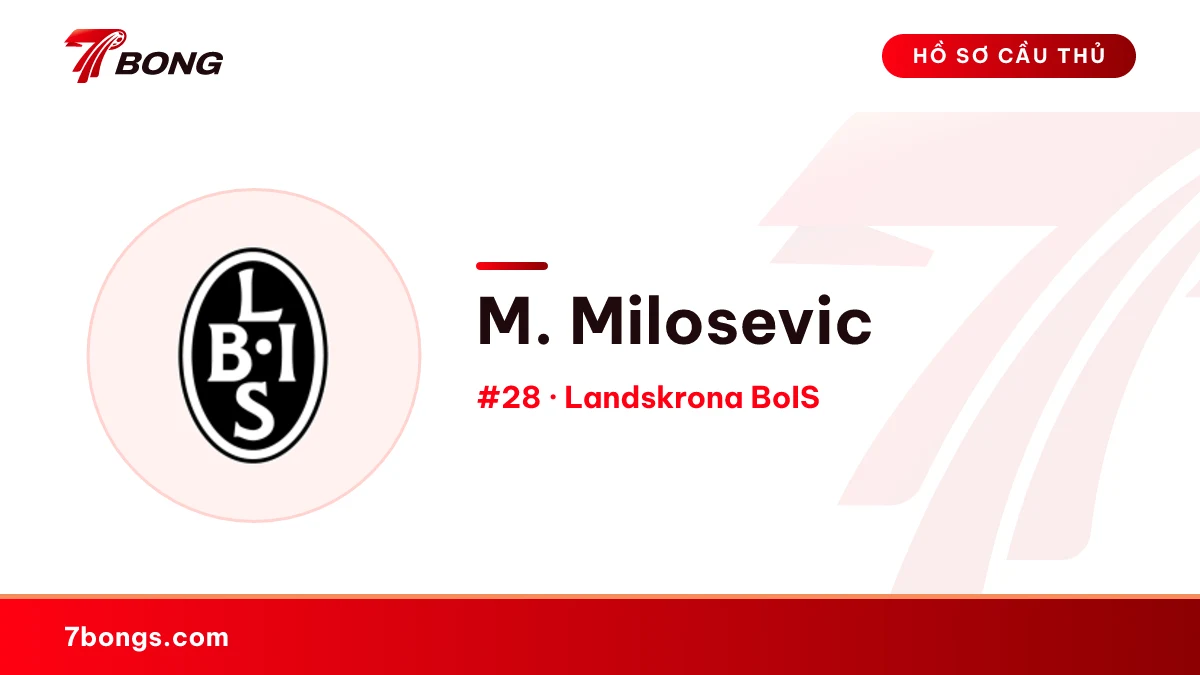 M. Milosevic — Landskrona BoIS
