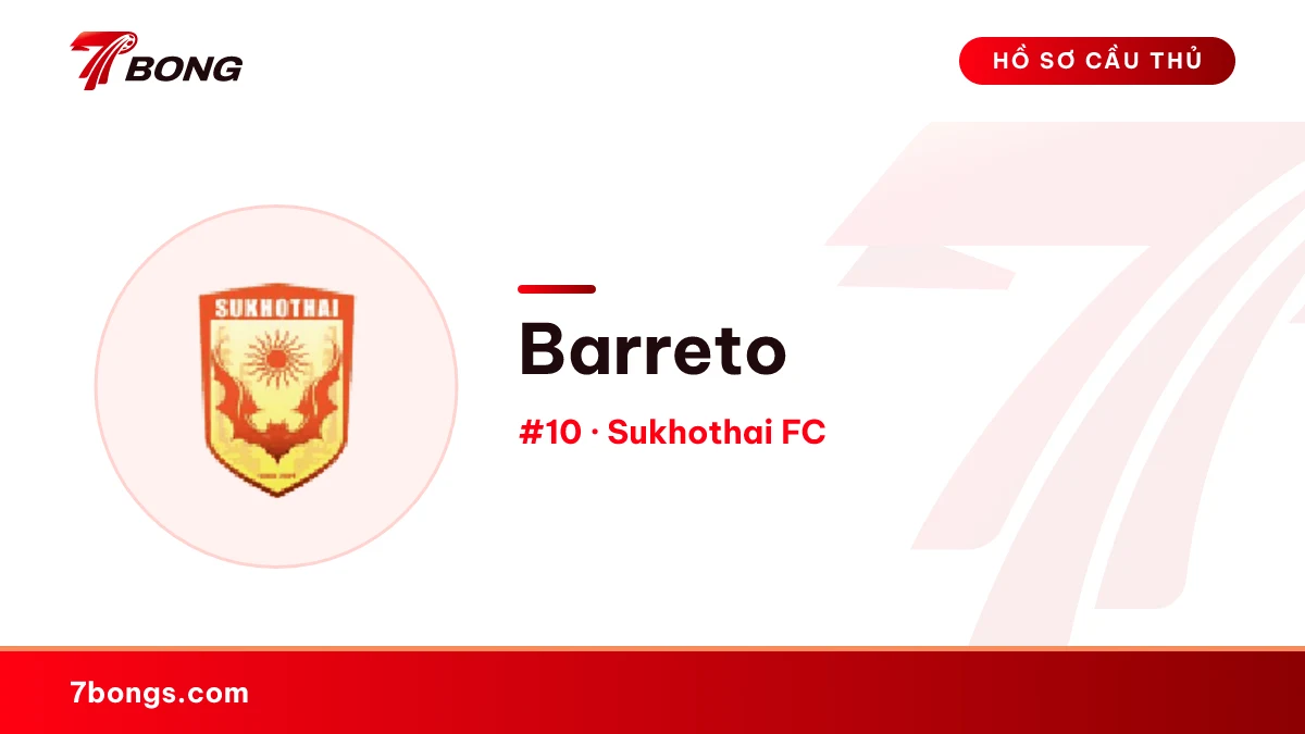 Barreto — Sukhothai FC
