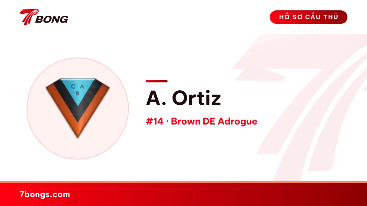 A. Ortiz — Brown DE Adrogue