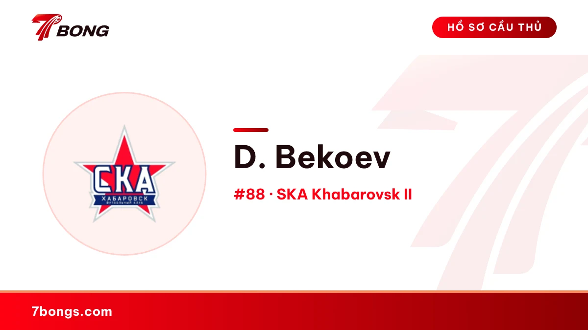 D. Bekoev — SKA Khabarovsk II