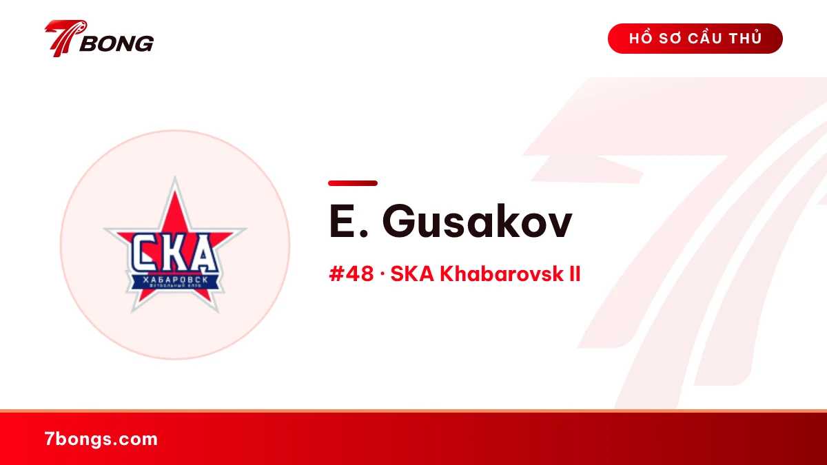 E. Gusakov — SKA Khabarovsk II
