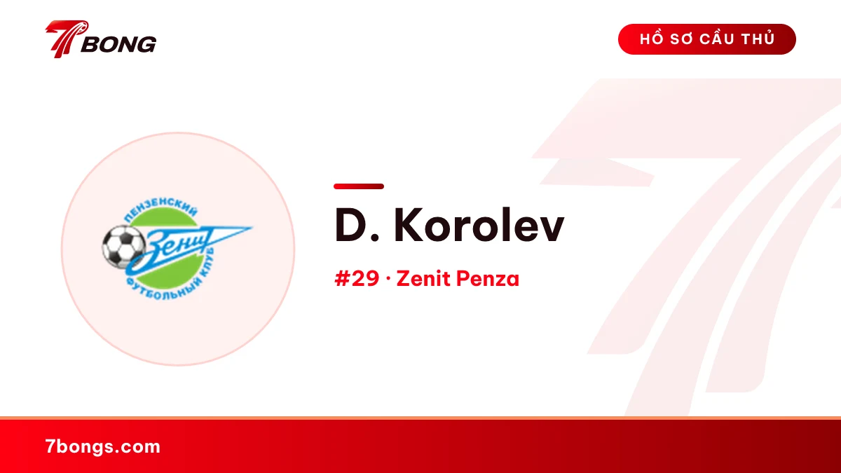 D. Korolev — Zenit Penza
