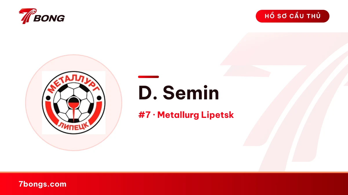 D. Semin — Metallurg Lipetsk