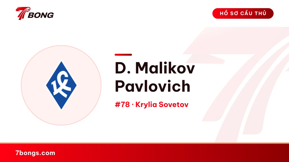 D. Malikov Pavlovich — Krylia Sovetov