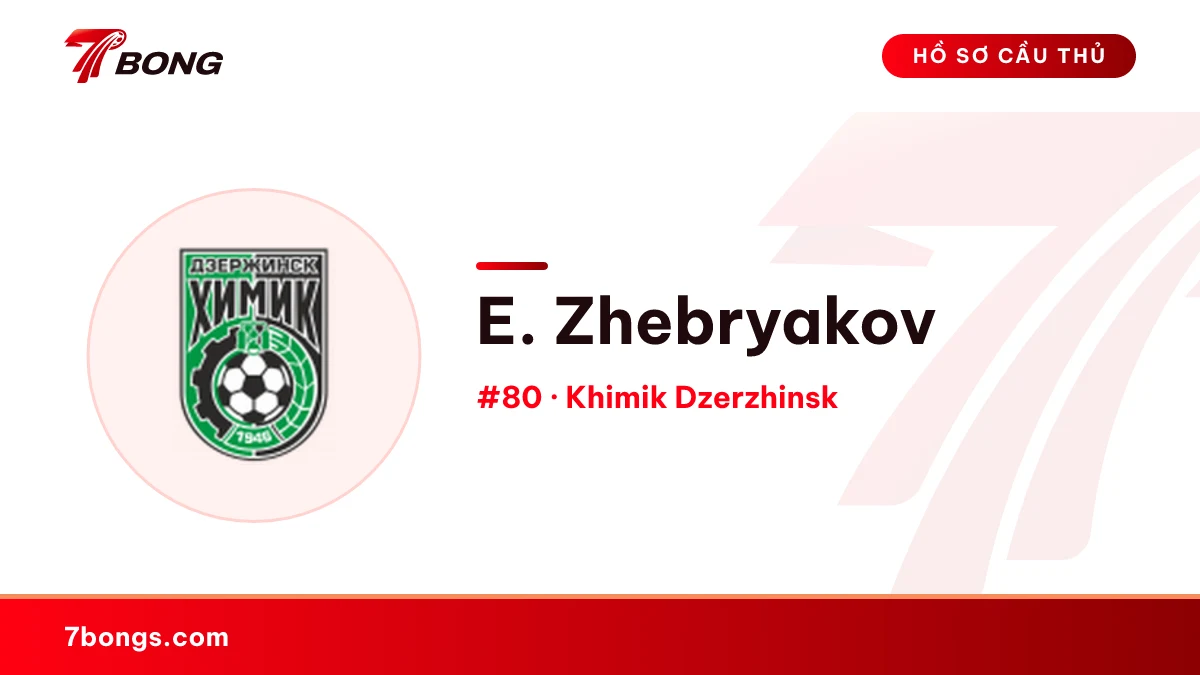 E. Zhebryakov — Khimik Dzerzhinsk