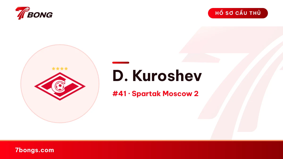 D. Kuroshev — Spartak Moscow 2