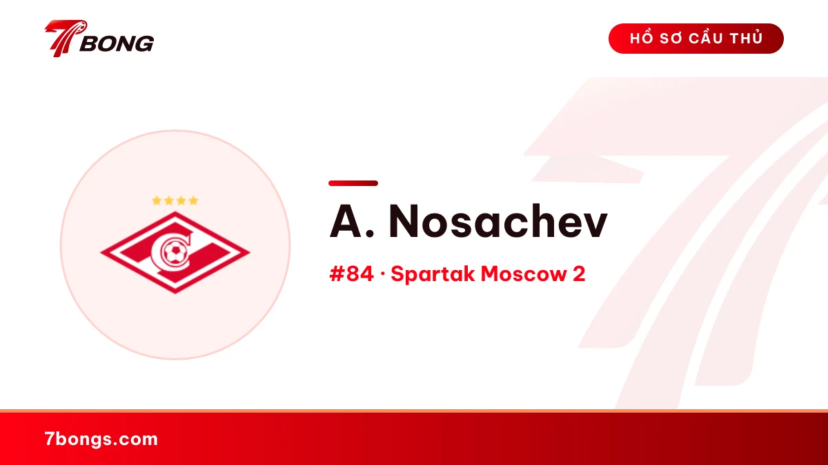 A. Nosachev — Spartak Moscow 2