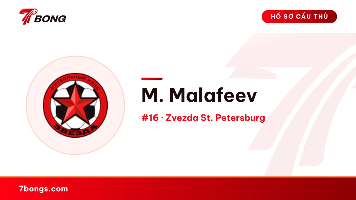M. Malafeev — Zvezda St. Petersburg