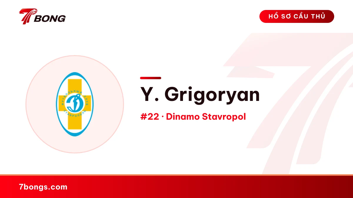 Y. Grigoryan — Dinamo Stavropol