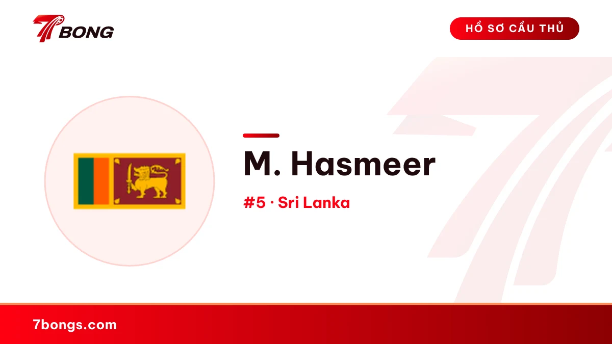 M. Hasmeer — Sri Lanka