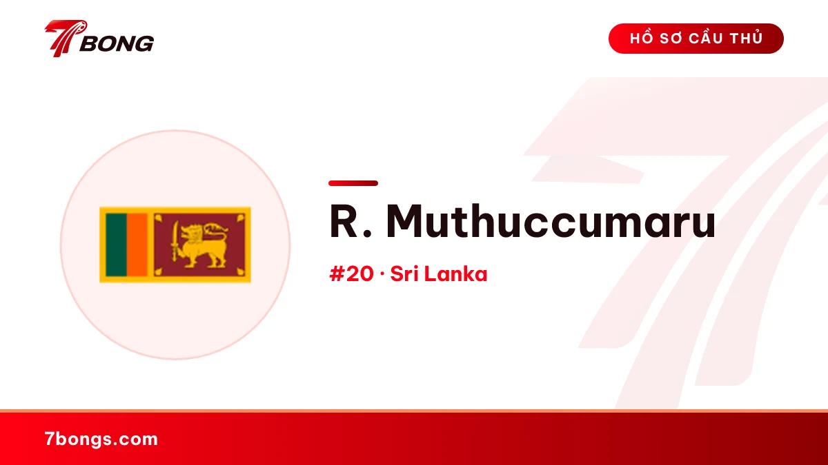 R. Muthuccumaru — Sri Lanka