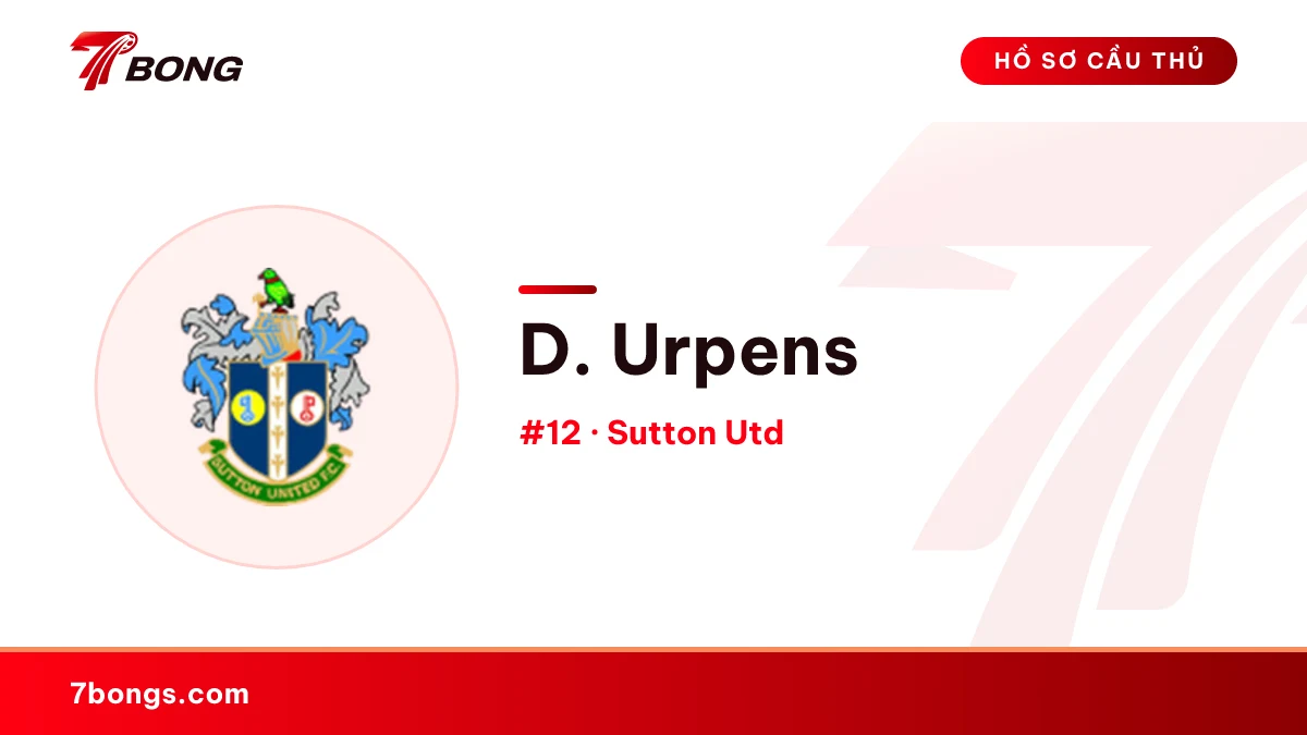 D. Urpens — Sutton Utd