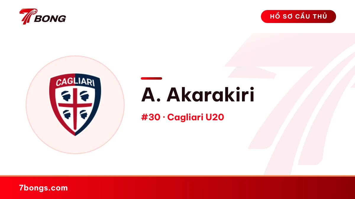 A. Akarakiri — Cagliari U20