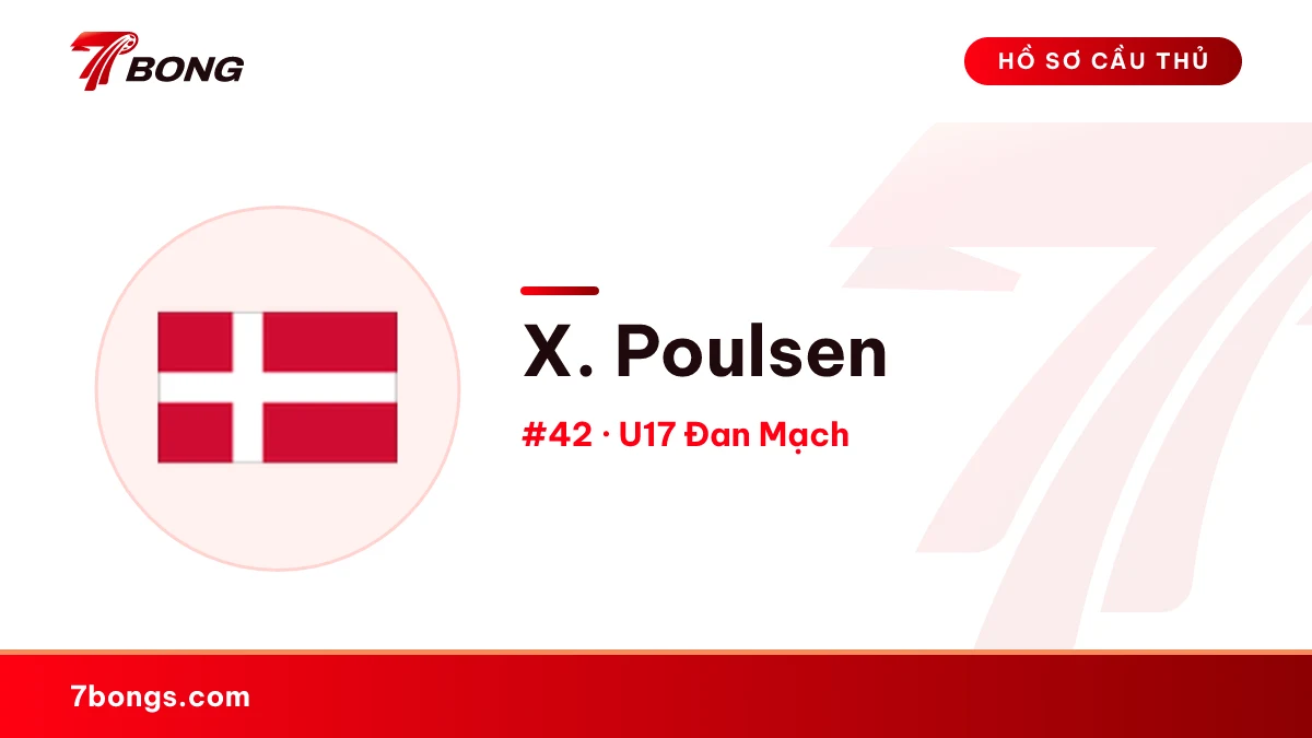 X. Poulsen — U17 Đan Mạch